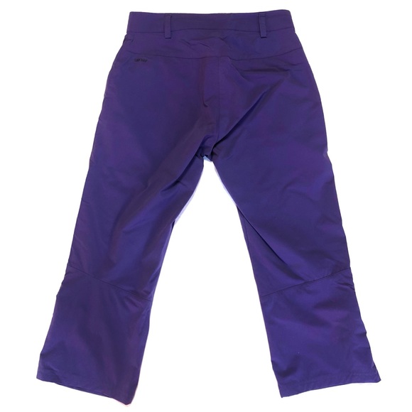 Hiking crop capri pant, purple size 4, UPF 40 - Picture 6 of 7